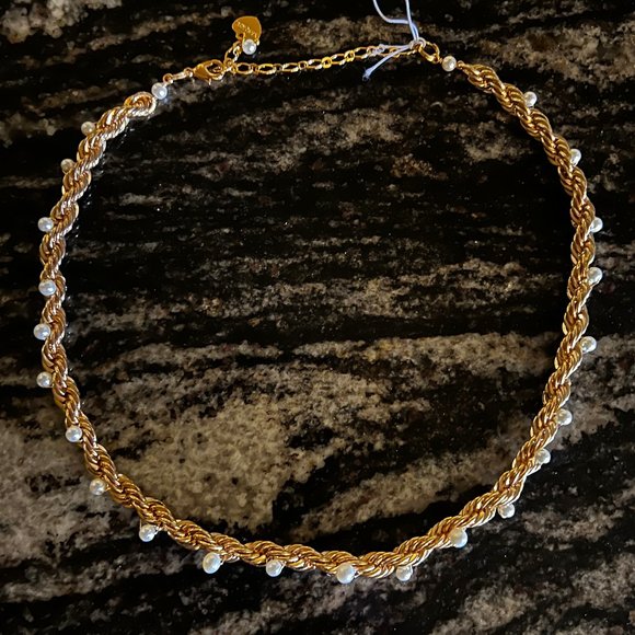 Nakamol Jewelry - New with tags! Nakamol Handmade Twist Chain Necklace with Pearls